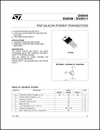 D45H5 Datasheet