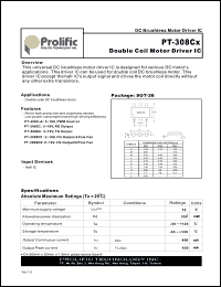 PT-308F-D Datasheet