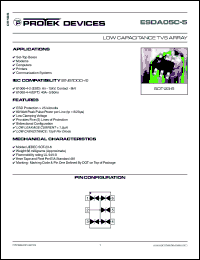 ESDA05C-5 Datasheet