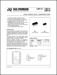 LM119D Datasheet