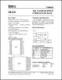 T14M256A-8P Datasheet