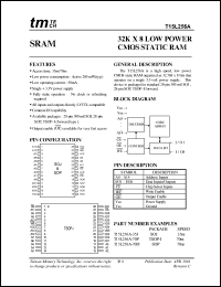 T15L256A-70D Datasheet
