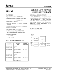 T15V256A-70D Datasheet