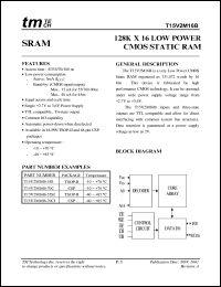 T15V2M16B-70S Datasheet