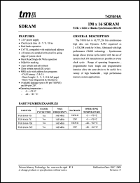 T431616A-7CI Datasheet