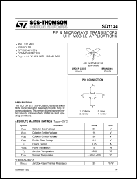 SD1134 Datasheet