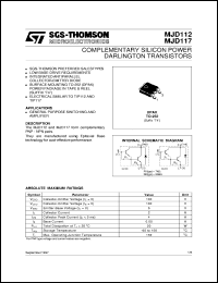 MJD112 Datasheet