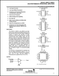 LM101AJ/883 Datasheet