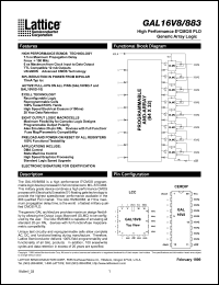 GAL16V8D-7LR/883 Datasheet