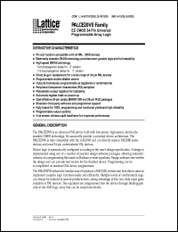 PALCE20V8H-15PI/4 Datasheet