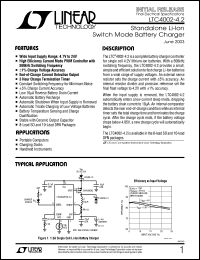 LTC4002ES8-4.2 Datasheet