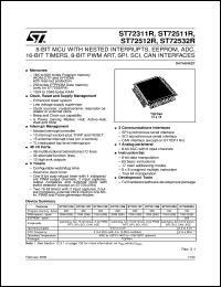 ST72T331J4 Datasheet