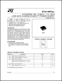 STS11NF30L Datasheet