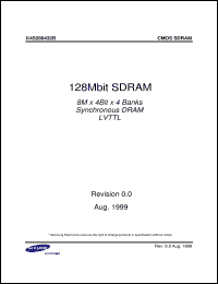 K4S281632D-TC1L Datasheet