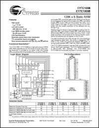 CY7C1009B-15VC Datasheet