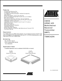 TS68C429ADESCxx Datasheet