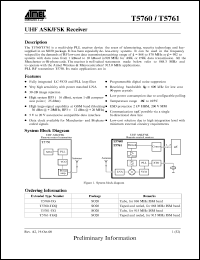 T5760-TGQ Datasheet