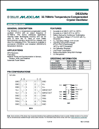DS32KHZ-N/DIP Datasheet