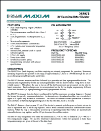 DS1073M-80 Datasheet