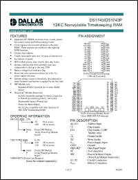 DS1743P-70 Datasheet