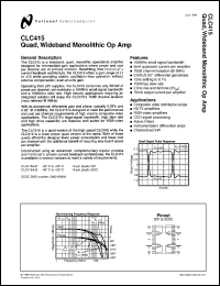 CLC415AJE-TR13 Datasheet