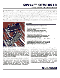 QTM1001A Datasheet