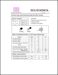 SDU3055L2 Datasheet