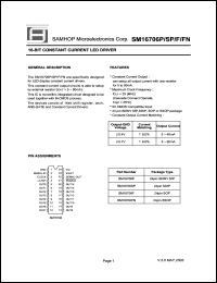 SM16706SP Datasheet