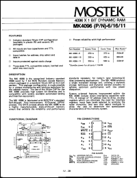 MK4096P-6 Datasheet