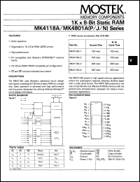 MK4118AJ-1 Datasheet