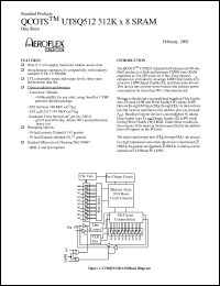 UT8Q512-20UCA Datasheet