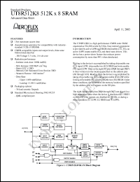 UT8R512K8-15UWX Datasheet