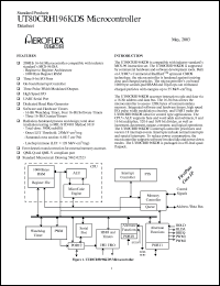 UT80CRH196KD-WPC Datasheet