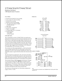 UT54ACS165PCX Datasheet