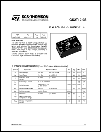 GS2T12-9A Datasheet