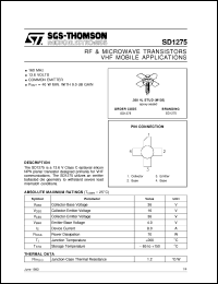 SD1275 Datasheet