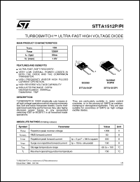 STTA1512PI Datasheet
