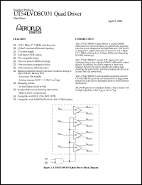 UT54LVDSC031-UCA Datasheet