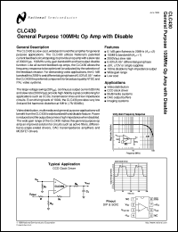 CLC430AJE-TR13 Datasheet