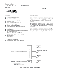 UT54LVDS217-UPC Datasheet