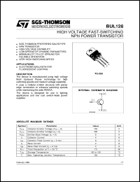 BUL128 Datasheet