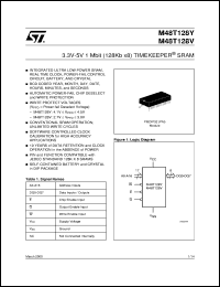 M48T128Y-70PM1 Datasheet