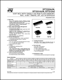 ST72334J/N Datasheet