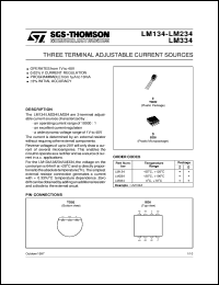 LM234 Datasheet