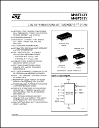 M48T513Y-70PL1 Datasheet