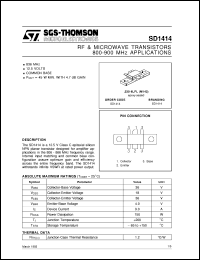 SD1414 Datasheet