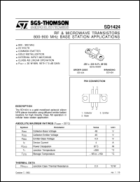 SD1424 Datasheet