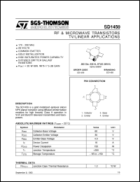 SD1459 Datasheet