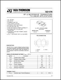 SD1476 Datasheet