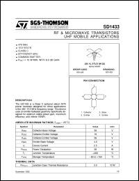 SD1433 Datasheet